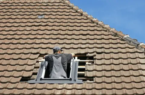 Pose de velux - Anvin